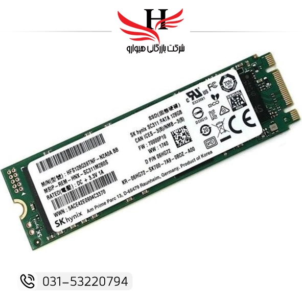 هارد اینترنال استوک SSD اس کی هاینیکس SK-Hynix Gold P31 ظرفیت 256 گیگابایت NVMe برای افزایش سرعت سیستم
